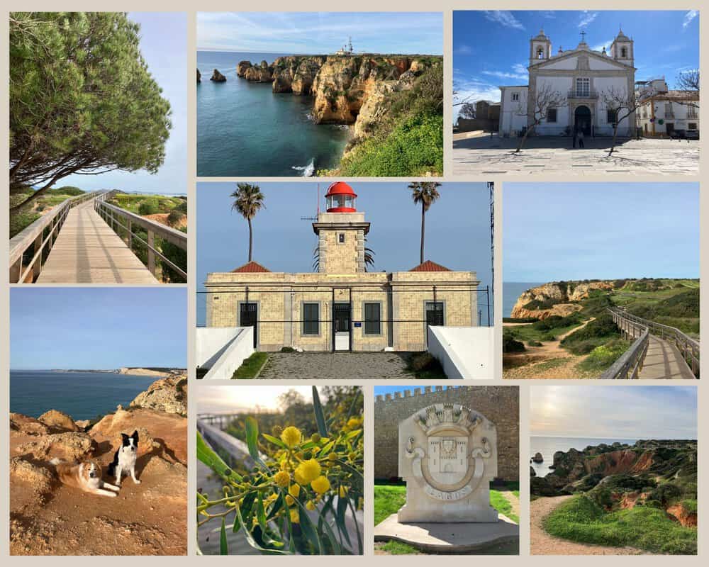 Lagos Portugal mit Hund